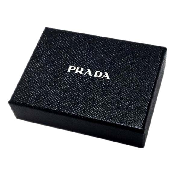 Prada Mens Saffiano Flap Card Holder Wallet - Picture 6 of 6